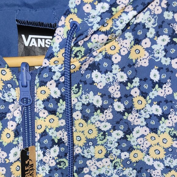 Lg NWT Vans Women's Reversible Rain Parka - Picture 2 of 7